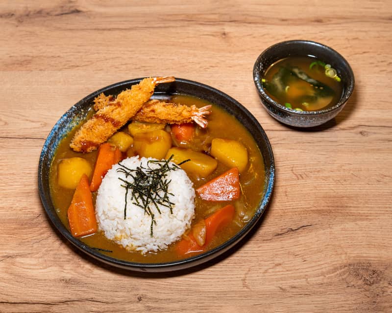 Ebi Tempura Curry Don