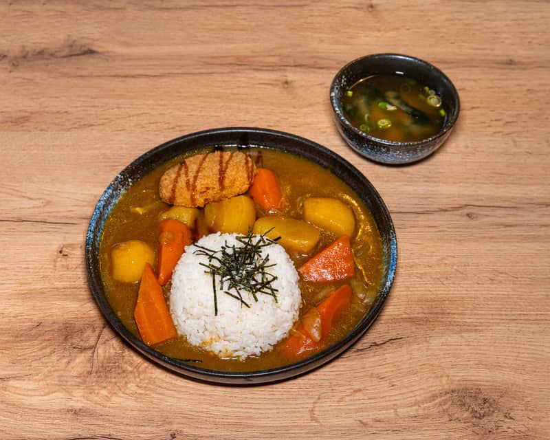Gemüse Curry Don vegan